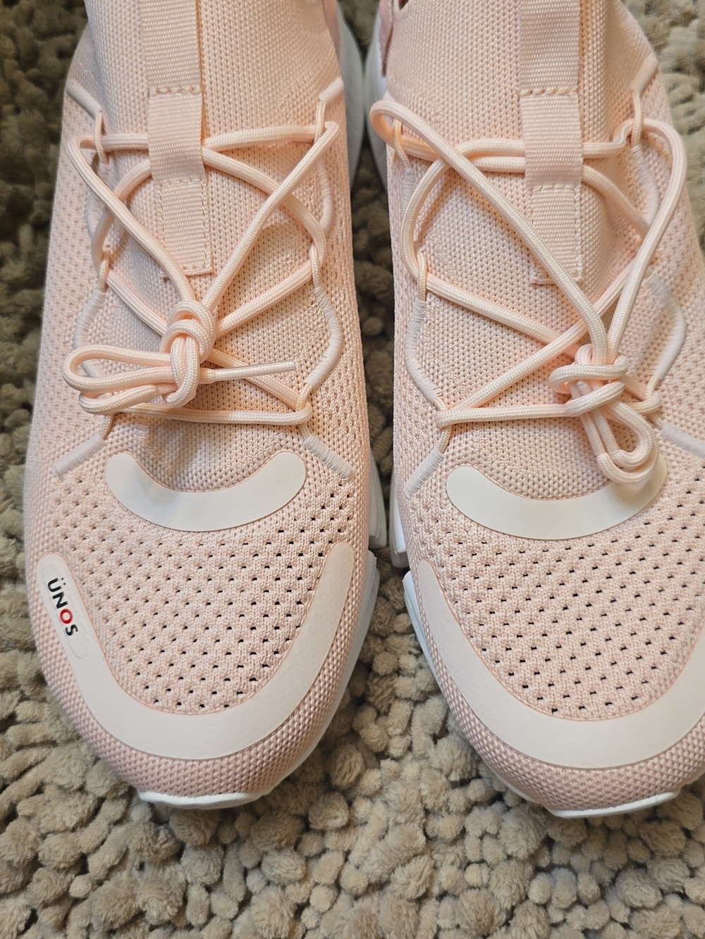 Women’s Lightweight Pink Knit Sneakers -